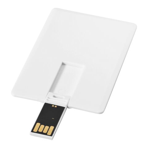 Slim 4 GB USB-Stick im Kreditkartenformat Standard | weiß | ohne Werbeanbringung | Nicht verfügbar | Nicht verfügbar