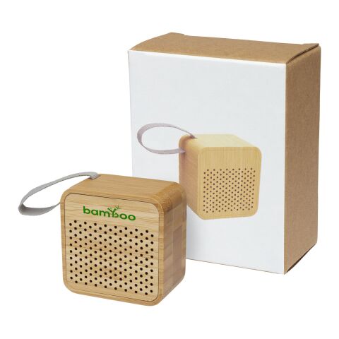 Arcana Bluetooth® Lautsprecher aus Bambus Standard | beige | ohne Werbeanbringung | Nicht verfügbar | Nicht verfügbar