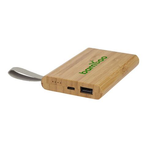 Tulda 5000 mAh Powerbank aus Bambus Standard | natur | ohne Werbeanbringung | Nicht verfügbar | Nicht verfügbar