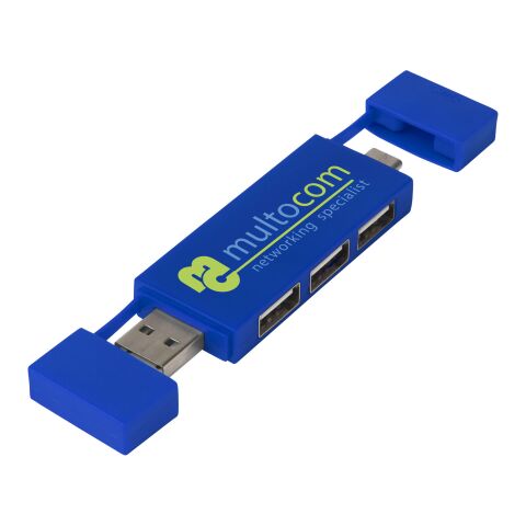 Mulan doppelter USB 2.0-Hub Standard | royalblau | ohne Werbeanbringung | Nicht verfügbar | Nicht verfügbar