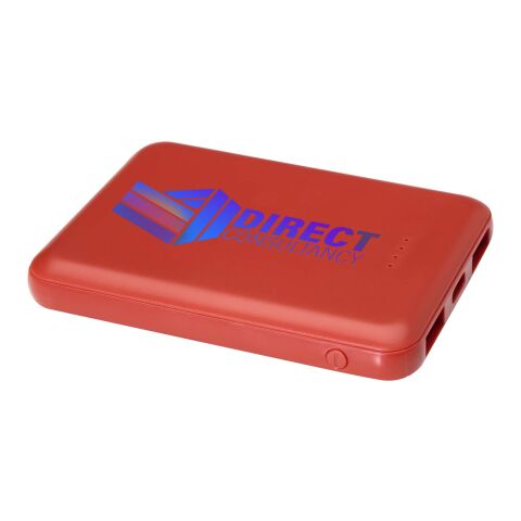 Werbeartikel Asama 5000 mAh Typ-C Powerbank aus recyceltem Kunststoff | Brick | mit Logo bedrucken