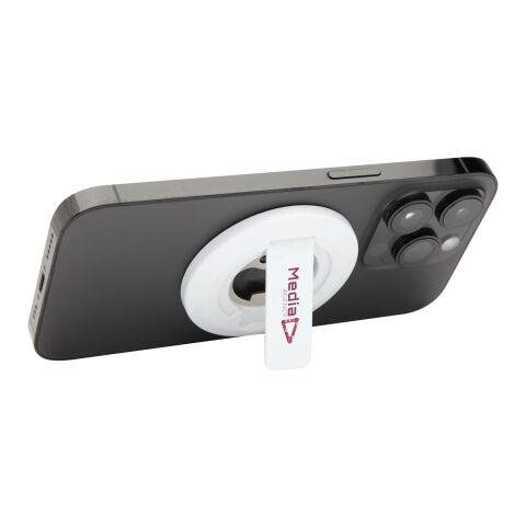 Ain Magnetische Smartphonehalterung aus recyceltem Kunststoff mit Flaschenöffner Standard | weiß | ohne Werbeanbringung | Nicht verfügbar | Nicht verfügbar
