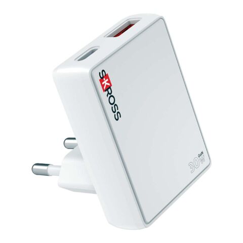 SKROSS® Slim 30W Europa-Wandladegerät weiss