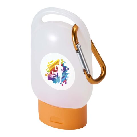 Werbeartikel Seife Squeeky – orange – mit 48h Express-Druck 30 ml duftende Naturseife für Messen & Events
