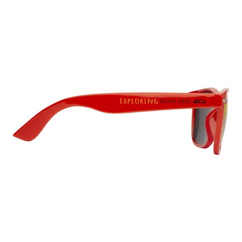 48h Express-Druck Werbeartikel Vision Sonnenbrille – rot – mit Logo bedruckt