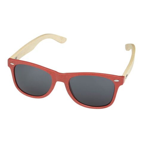 Sun Ray Bambus Sonnenbrille Standard | rot | ohne Werbeanbringung | Nicht verfügbar | Nicht verfügbar