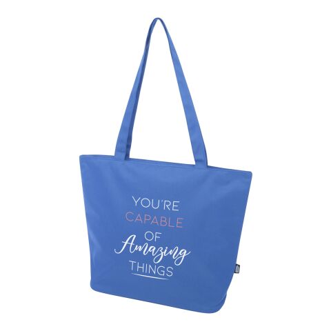 Werbeartikel Panama Tragetasche aus GRS Recyclingmaterial 20 L – royalblau – Einkaufstasche / Werbetasche mit Logo bedruckt