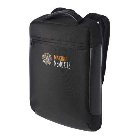 Expedition Pro 15,6&quot; kompakter Laptop-Rucksack GRS Recyclingmaterial 12 L Standard | schwarz | ohne Werbeanbringung | Nicht verfügbar | Nicht verfügbar | Nicht verfügbar