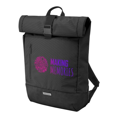 Moleskine Metro Rolltop Rucksack Standard | schwarz glänzend | ohne Werbeanbringung | Nicht verfügbar | Nicht verfügbar | Nicht verfügbar