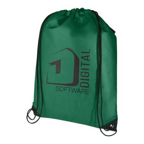 Werbeartikel Evergreen Sportbeutel aus recyceltem GRS Non Woven 5 L | grün | mit Logo bedrucken