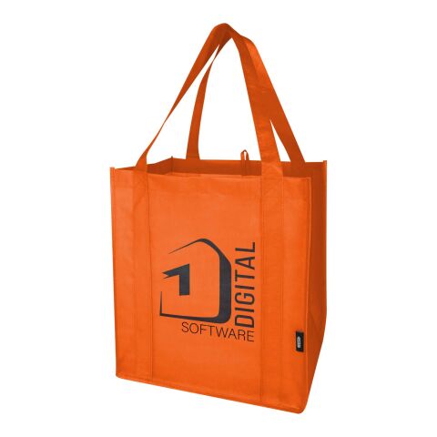 Liberty Tragetasche mit hartem Boden aus recyceltem GRS Non Woven 6 L Standard | orange | ohne Werbeanbringung | Nicht verfügbar | Nicht verfügbar | Nicht verfügbar