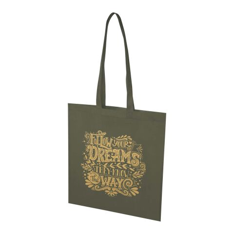 Werbeartikel EcoSeal GRS-recycelte Nonwoven Kongress Tragetasche 6 L – waldgrün – Einkaufstasche / Werbetasche mit Logo bedruckt