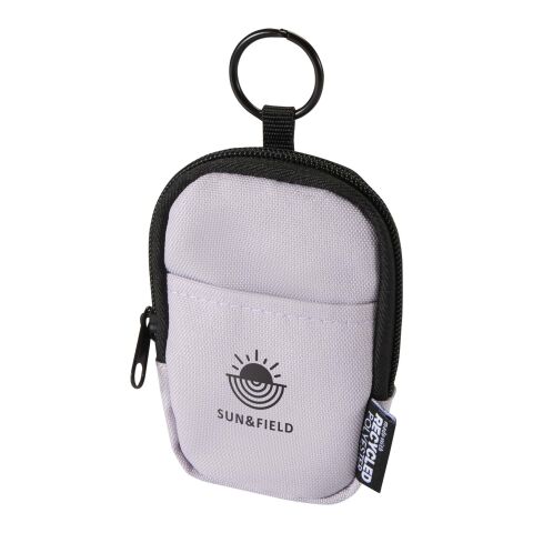 48h Express-Druck Werbeartikel Byron Clip & Go GRS recycelte kleine Tasche 0,2 L – fliederfarben – mit Logo bedruckt