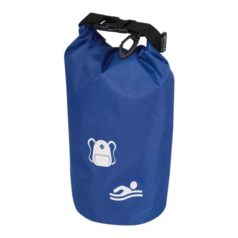 Werbeartikel Seesack Camper – royalblau – mit 48h Express-Druck 1,5 l nachhaltiger wasserdichter Drybag als praktisches Messe-Giveaway