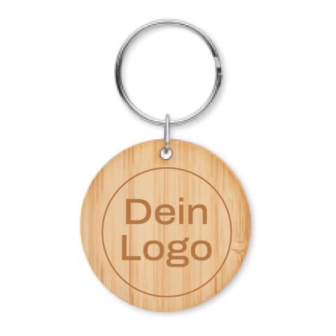 Schlüsselring Bambus, rund