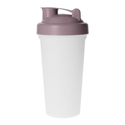 Werbeartikel Bio-Shaker "Protein", 0,6 l – weiß – mit Logo bedruckt