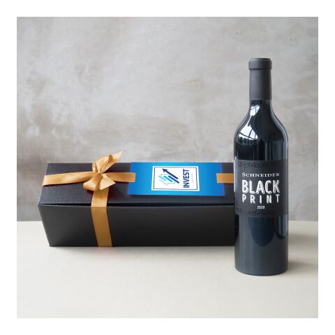 Black Print in edler Geschenkbox gold | 4c Digitaldruck