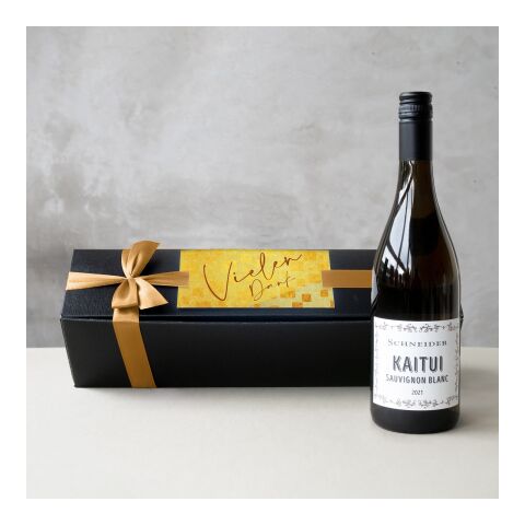 Kaitui Sauvignon Blanc in edler Geschenkbox gold | 4c Digitaldruck