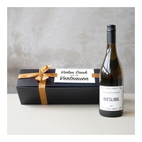 Riesling in edler Geschenkbox gold | 4c Digitaldruck
