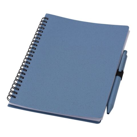 Notizbuch und Kugelschreiber aus Weizenstroh