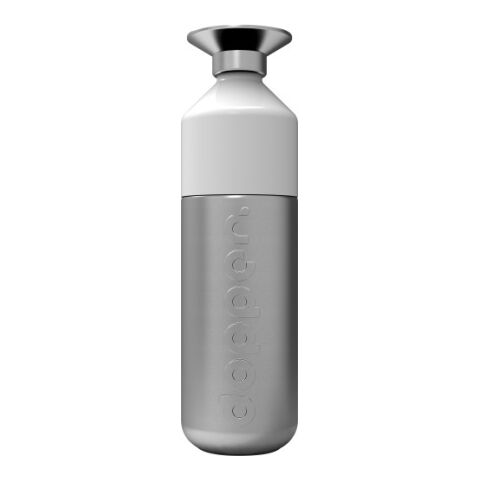 Dopper Steel 800 ml silber/weiß | ohne Werbeanbringung | Nicht verfügbar | Nicht verfügbar