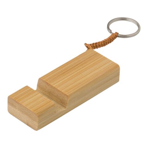 Schlüsselanhänger aus Bambus Kian hellbraun | ohne Werbeanbringung | Nicht verfügbar | Nicht verfügbar