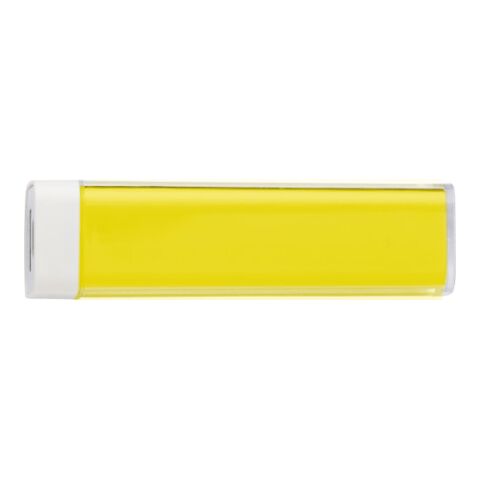 Powerbank &#039;Slimline&#039; aus ABS-Kunststoff Gelb | ohne Werbeanbringung | Nicht verfügbar | Nicht verfügbar