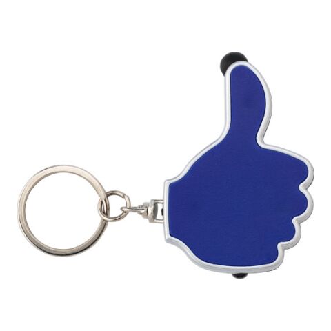 Schlüsselanhänger &#039;Like it&#039; aus ABS-Kunststoff Blau | ohne Werbeanbringung | Nicht verfügbar | Nicht verfügbar