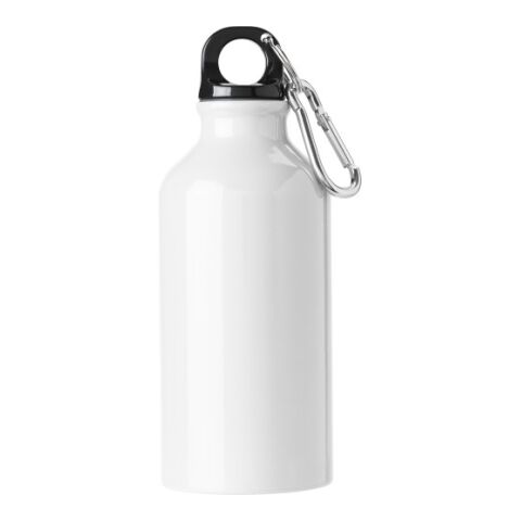 Trinkflasche &#039;Lissabon&#039; aus Aluminium 400ml Weiß | ohne Werbeanbringung | Nicht verfügbar | Nicht verfügbar