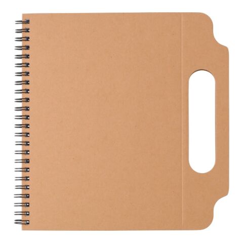 Notizbuch ‘Sticki’ aus recycelter Pappe Braun | ohne Werbeanbringung | Nicht verfügbar | Nicht verfügbar