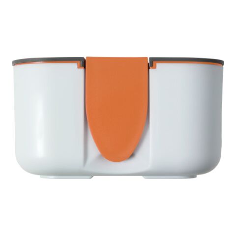 Brotdose Bob 850 ml aus Silikon und Kunststoff Orange | ohne Werbeanbringung | Nicht verfügbar | Nicht verfügbar