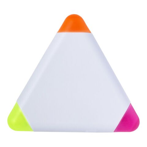 Textmarker &#039;Triangle&#039; aus Kunststoff Weiß | ohne Werbeanbringung | Nicht verfügbar | Nicht verfügbar