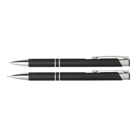 Stifte-Set &#039;Washington&#039; aus Aluminium Schwarz | ohne Werbeanbringung | Nicht verfügbar | Nicht verfügbar