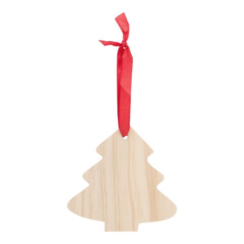 Weihnachtsbaumanhänger &#039;X-MAS Tree&#039; aus Holz Braun | ohne Werbeanbringung | Nicht verfügbar | Nicht verfügbar