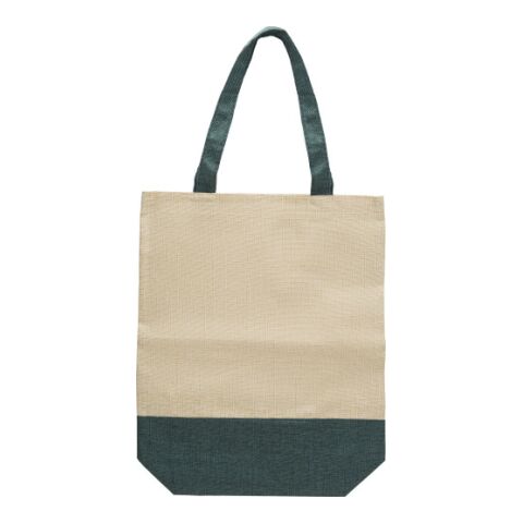 Einkaufstasche aus Kunstleinen Grün | ohne Werbeanbringung | Nicht verfügbar | Nicht verfügbar