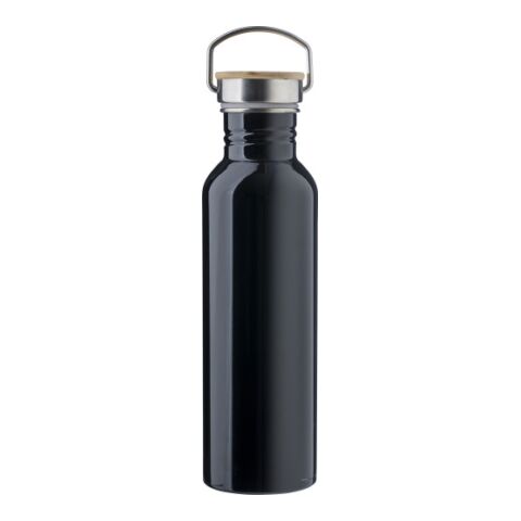 Edelstahl Trinkflasche Mohnblume Schwarz | ohne Werbeanbringung | Nicht verfügbar | Nicht verfügbar