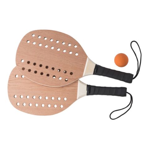 Tennisset aus Rosenholz Sergio