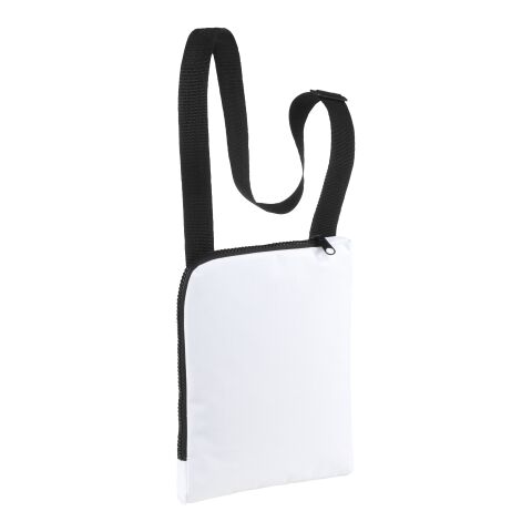 Mitarbeitergeschenk Umhängetasche HALFAR® BASIC – weiß – mit Logo bedruckt, DIN A4, ideal für Messen & Events