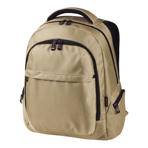 Halfar Notebook-Rucksack MISSION beige | ohne Werbeanbringung