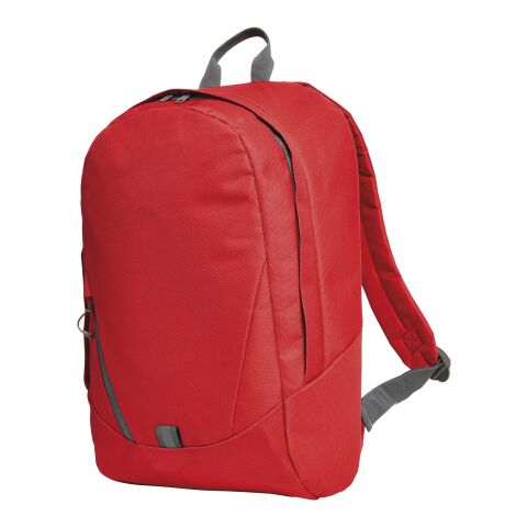 Werbeartikel Halfar Rucksack SOLUTION – rot – mit Logo bedruckt