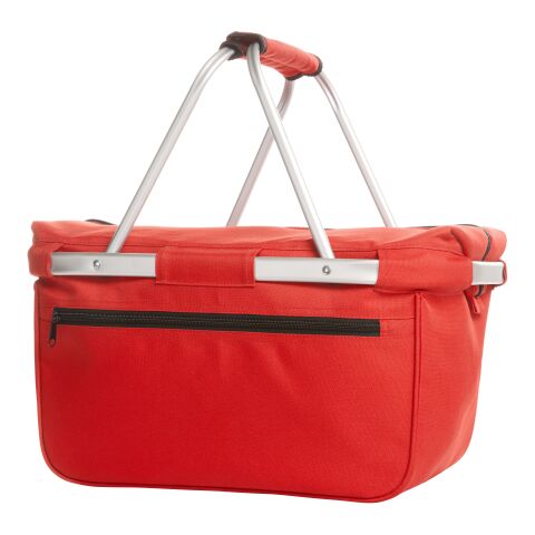 Werbeartikel Halfar Kühlshopper BASKET – rot – Einkaufskorb / Carrybag mit Logo bedruckt