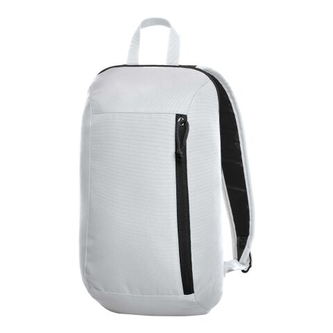 Werbeartikel HALFAR® Rucksack FLOW – weiß – mit Logo bedruckt