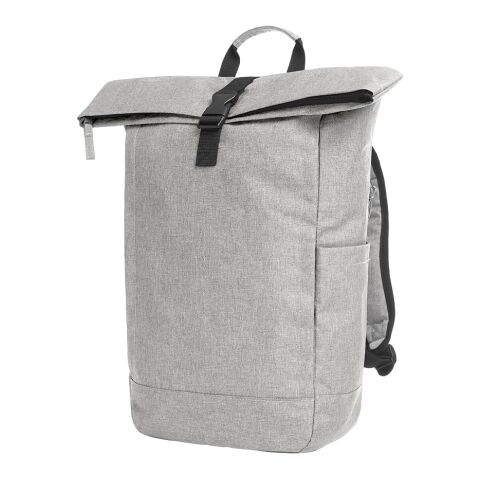 Werbeartikel Halfar Rucksack CIRCLE – hellgrau – mit Logo bedruckt
