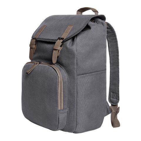 Werbeartikel HALFAR® Notebook-Rucksack COUNTRY – anthrazit – mit Logo bedruckt