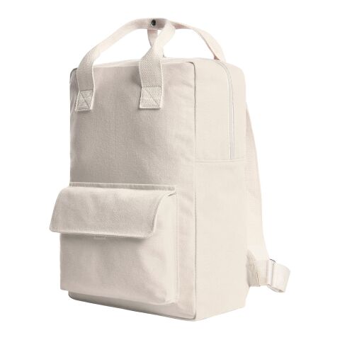 Werbeartikel Halfar Rucksack LIKE – hellgrau – mit Logo bedruckt