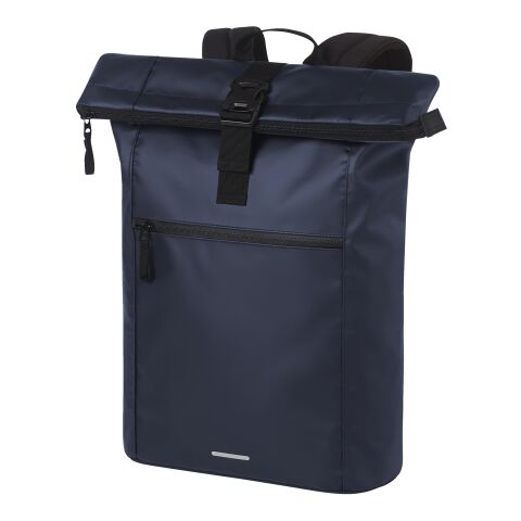 Werbeartikel Halfar Notebook-Rucksack KURIER – marineblau – mit Logo bedruckt