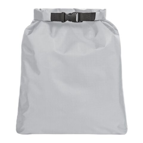 Mitarbeitergeschenk Seesack Halfar Drybag SAFE – silber – mit Logo bedruckt 6 L als wasserdichter Drybag für Festivals & Events