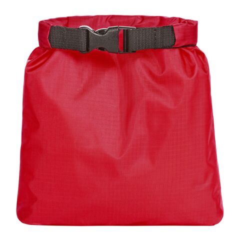 Werbeartikel Seesack Halfar Drybag SAFE – rot – mit Logo bedruckt 1,4 l als praktischer wasserdichter Drybag für Festivals & Events