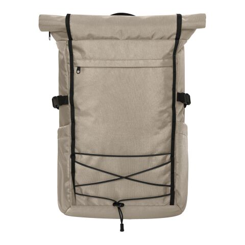 Werbeartikel Halfar Notebook-Rucksack FLEX – beige – mit Logo bedruckt