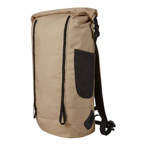 Werbeartikel Halfar Rucksack EXPLORE – beige – mit Logo bedruckt